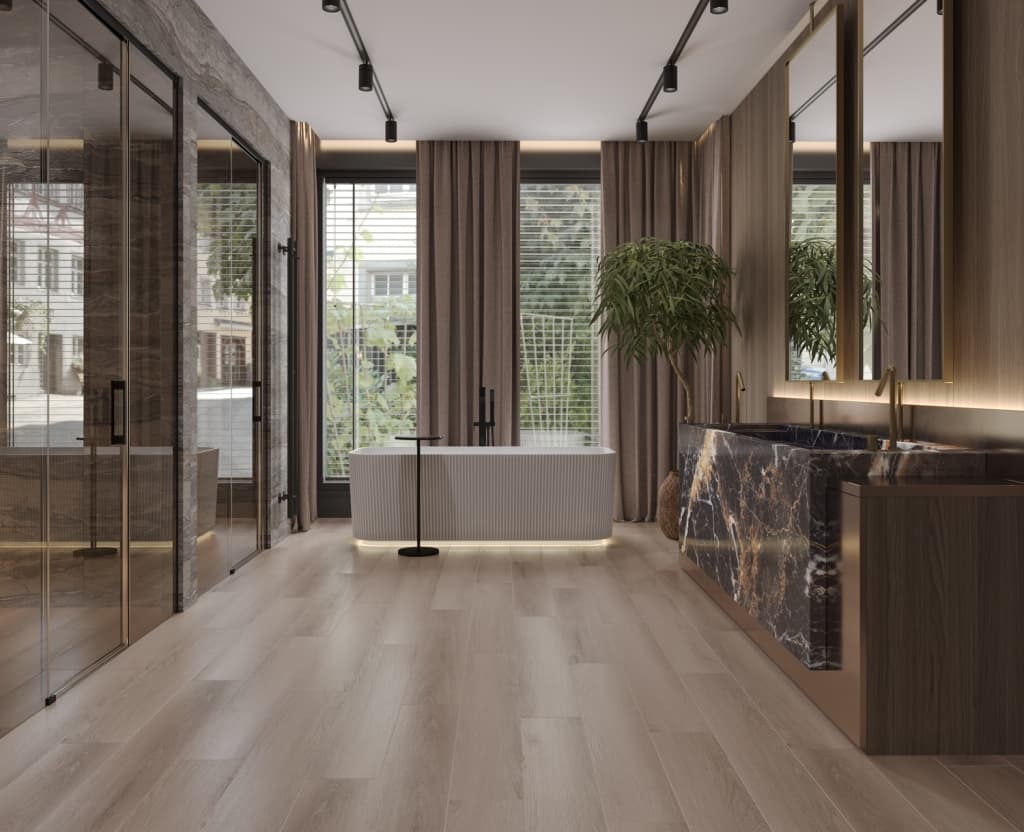 SPC ламинат Alpine Floor Титан 6 ЕСО 28-5 Агат